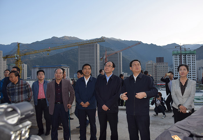 全國、省市政協(xié)委員體驗蘭渝鐵路、視察階州廣場