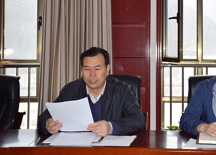 市龍江公司召開全體員工大會，專題傳達學習上級會議精神
